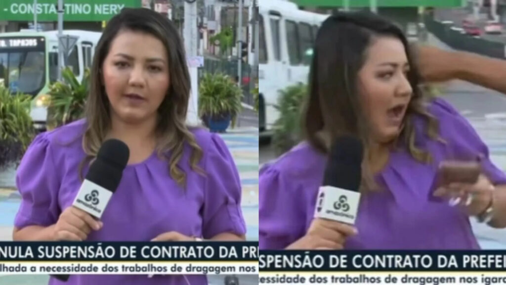 Jornalista Da Globo Leva Soco Ao Vivo Durante Entrada