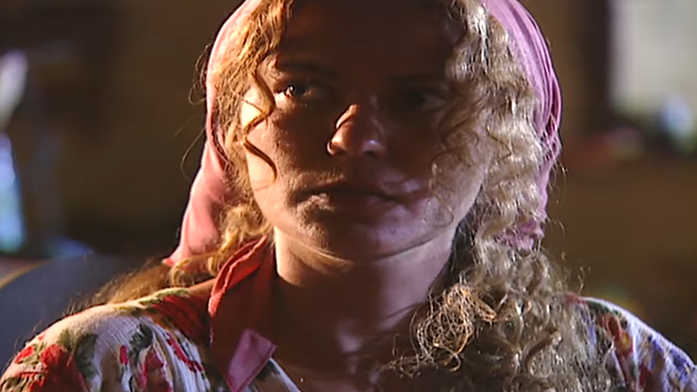 Luana (Patrícia Pillar) em cena na novela O Rei do Gado (Créditos: Reprodução/TV Globo)