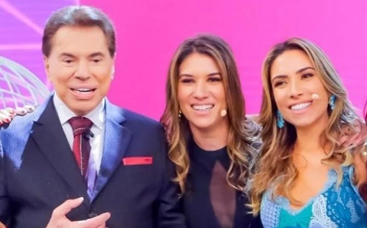 Silvio, Rebeca e Patricia AbravanelDivulgação SBT