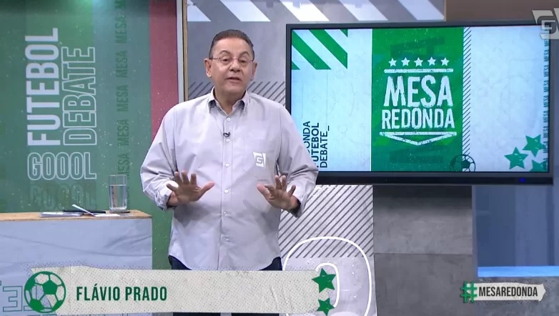 Flávio Prado, ex-apresentador do Mesa Redonda da TV Gazeta