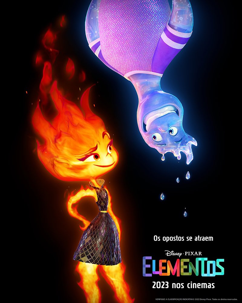 "Elementos" nova animação da Pixar