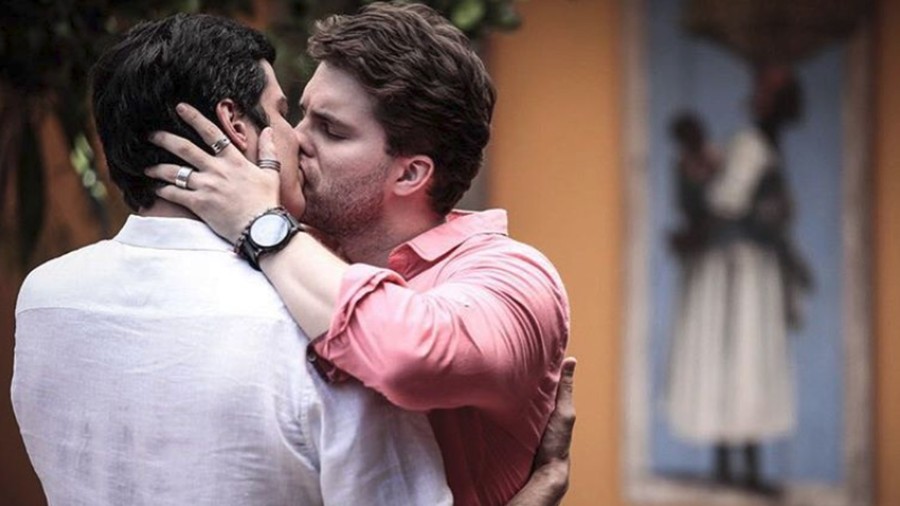 Amor à Vida, foi a primeira novela da Globo a mostrar um beijo gay