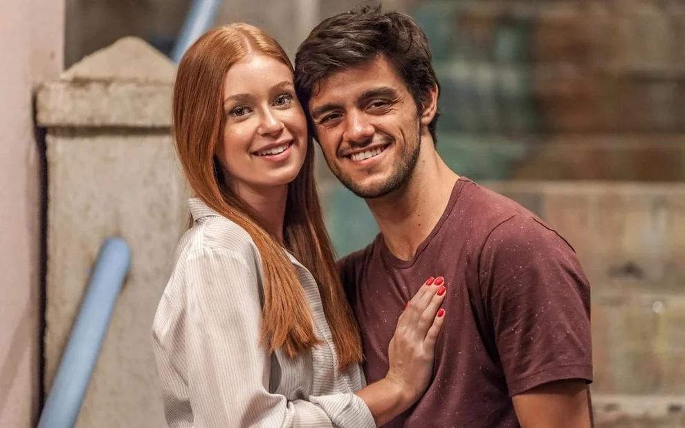 Felipe Simas e Marina Ruy Barbosa já formaram par em novela da Globo (Créditos: Divulgação)