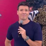 Rodrigo Faro na RecordTV (Reprodução/Record)