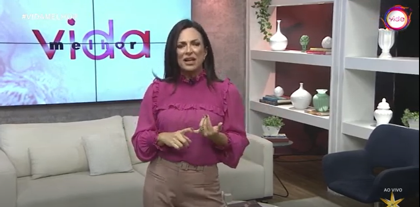 claudia tenorio - diretora e apresentadora do programa Vida Melhor