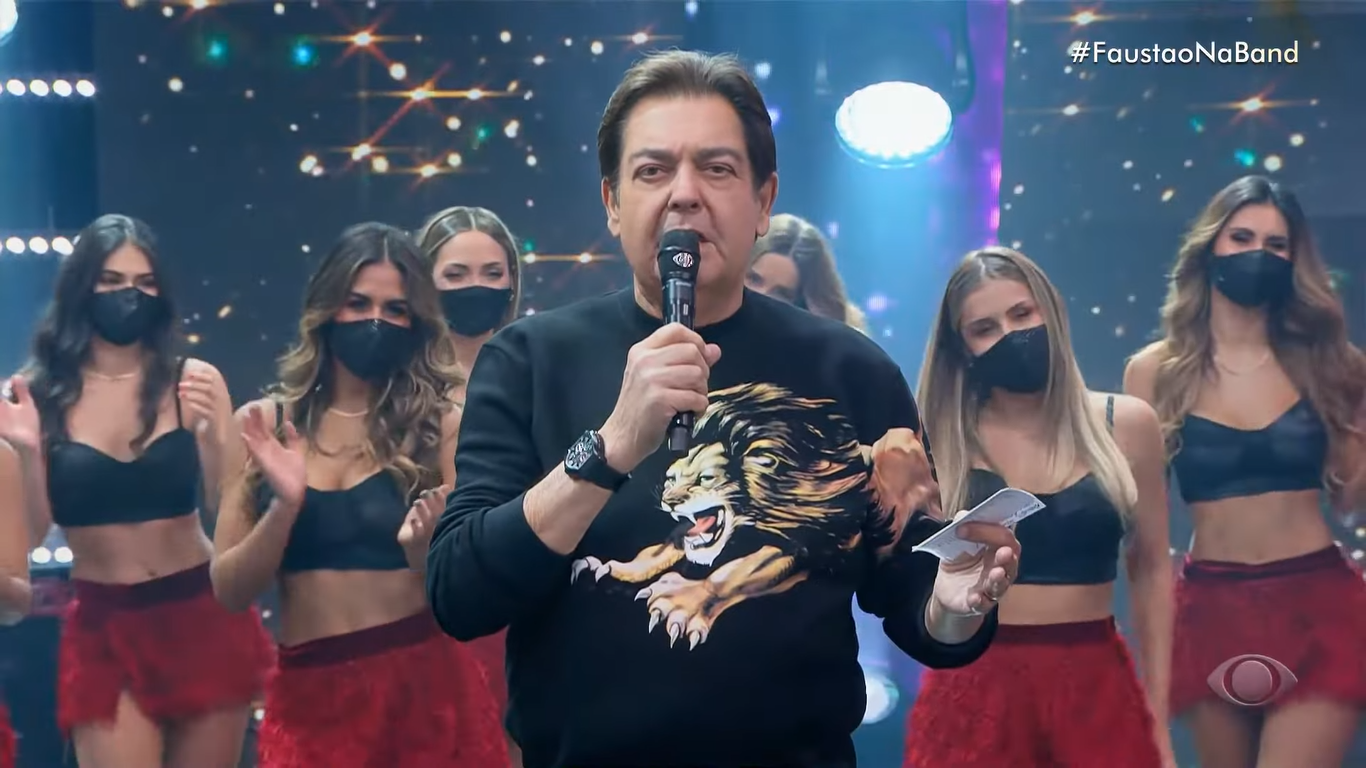 De fato, Faustão deixou o canal paulista e partir do segundo semestre não terá mais programa na grade (Créditos: Reprodução/Band)