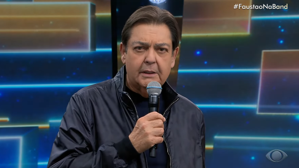 Faustão em trecho do programa Faustão na Band