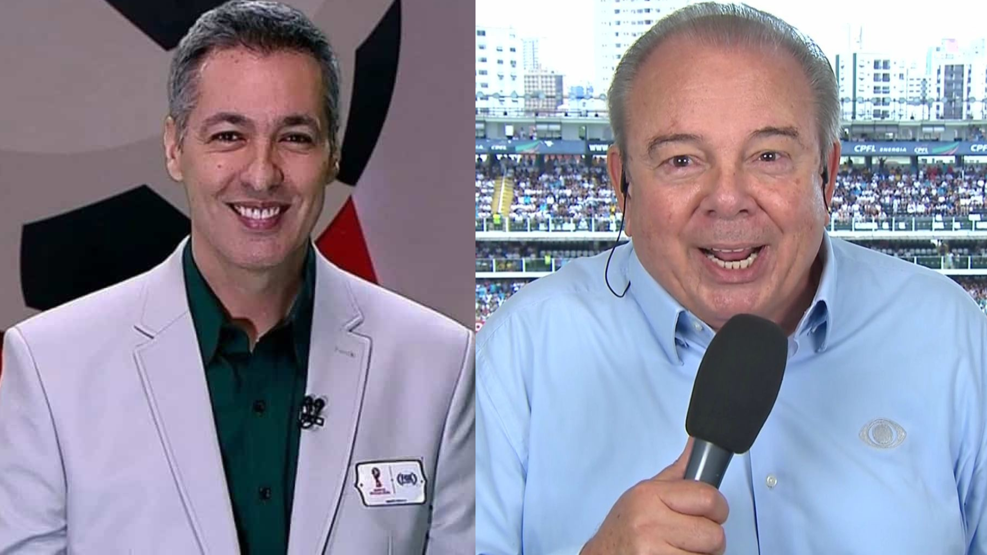 Nivaldo Prieto e Luciano do Valle em uma montagem