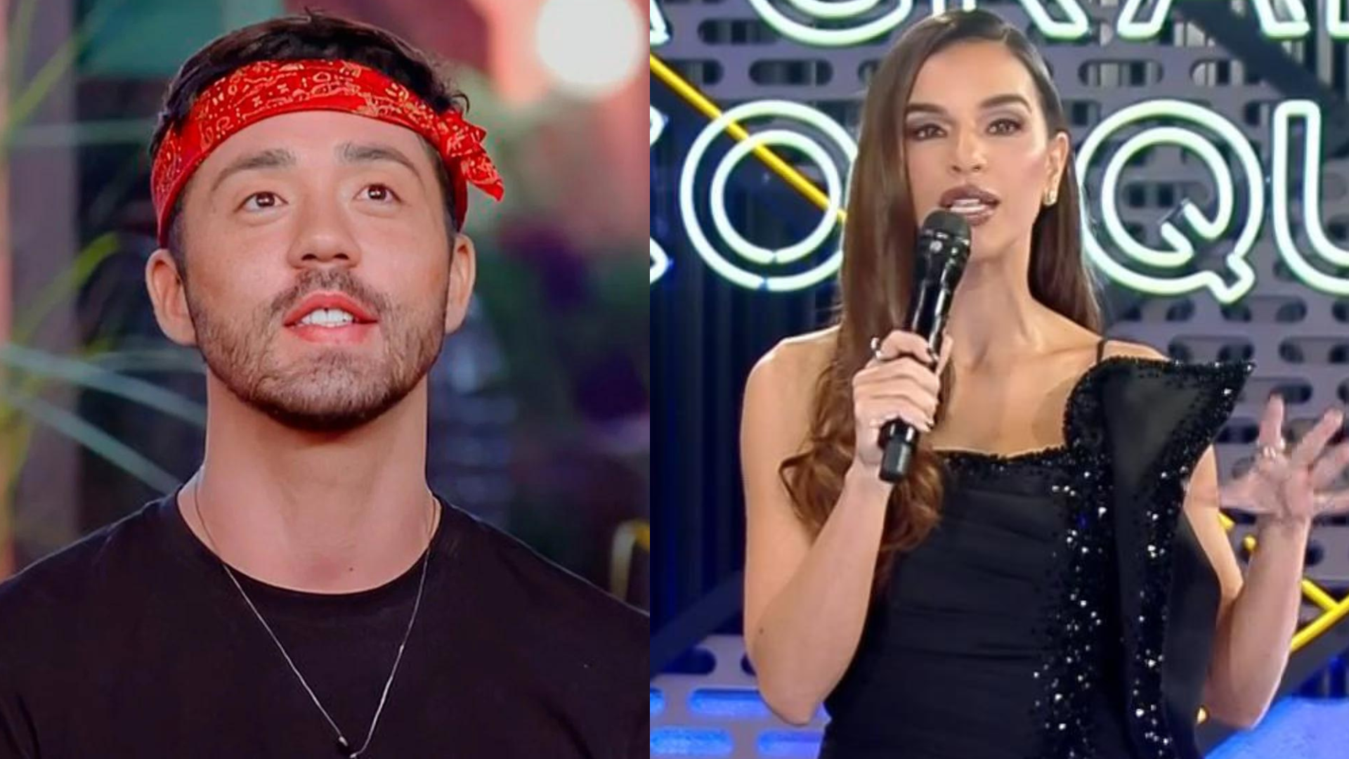 Rico Melquiades e Mariana Rios em uma montagem