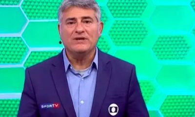Cléber Machado explica repercussão com gafe cometida ao vivo (Reprodução/Globo)