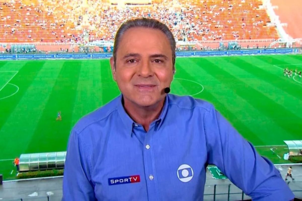 Luis Roberto causa na Globo e deixa torcedores descontentes (Reprodução/Globo)