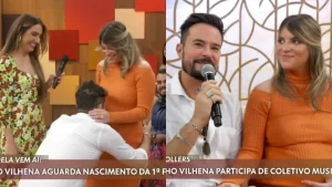 Paulo Vilhena junto com a esposa participando do Encontro