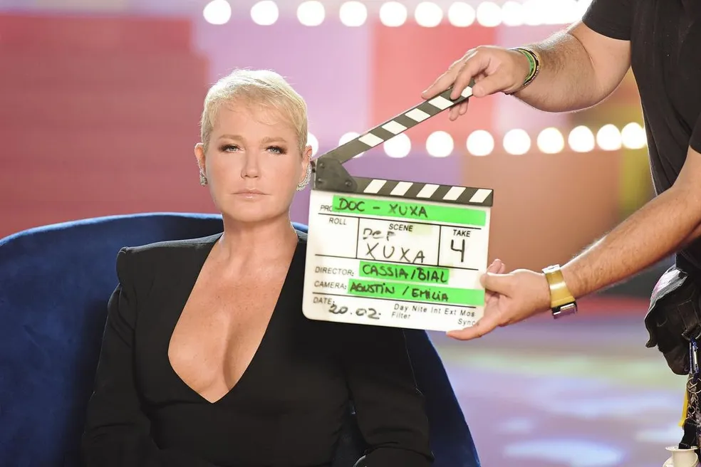 Xuxa em trecho do documentário do Globoplay na Tela Quente