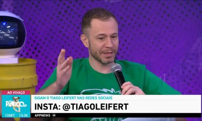 Tiago Leifert em entrevista ao Pânico (Foto: Reprodução)