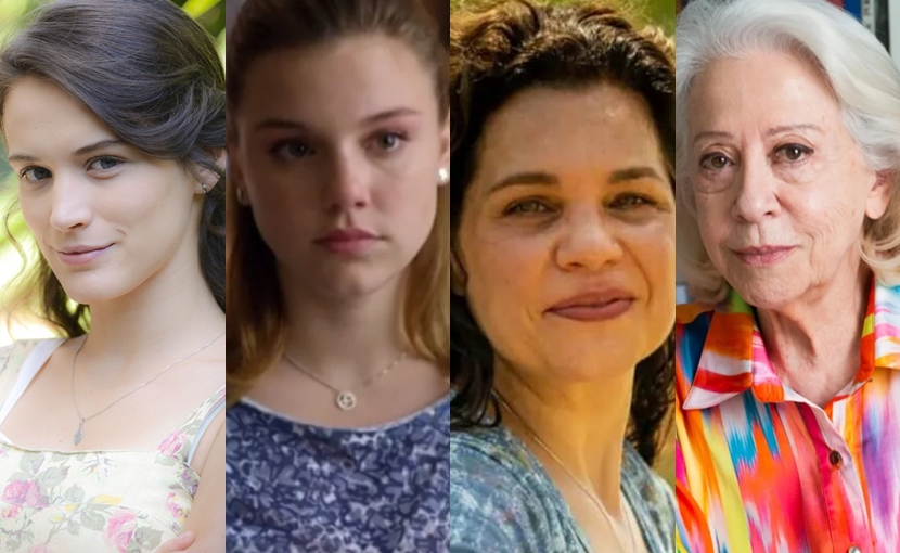 Em suma, quatro atrizes disseram "não" para personagens em Terra e Paixão: Bianca Bin, Alice Wegmann, Isabel Teixeira e Fernanda Montenegro (Créditos: Reprodução/Montagem)