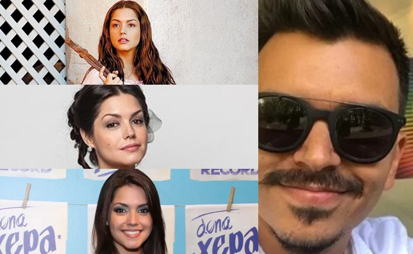 O autor Gustavo Reiz e a atriz Thaís Fersoza (Créditos: Reprodução/Montagem/TV Globo/Record TV)