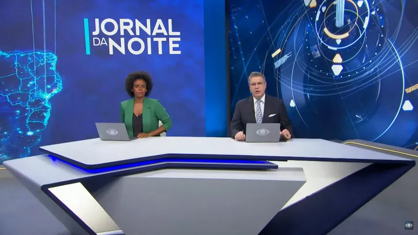 Jornal da Noite- apresentado pelo Felipe Vieira Cynthia Martins