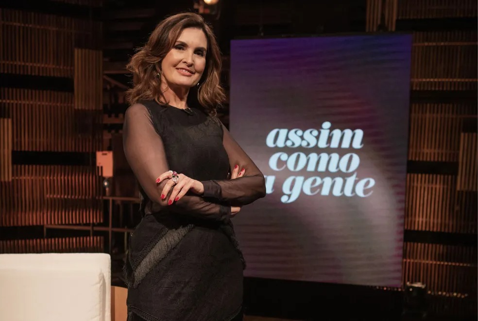 Fátima Bernardes, no programa ''Assim como a gente'' no GNT