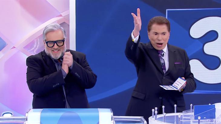 Leão Lobo e Silvio Santos