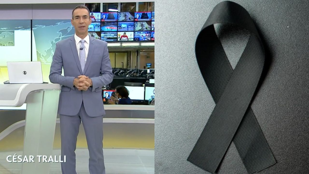 César Tralli anuncia trágica morte (Foto: Reprodução)