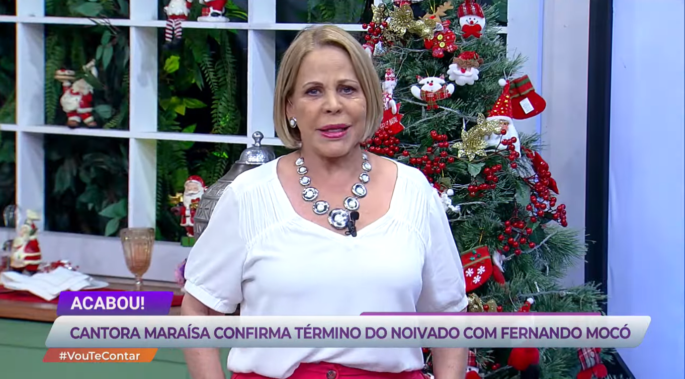 A apresentadora Claudete Troiano comanda o Vou Te Contar na RedeTV (Créditos: Reprodução)