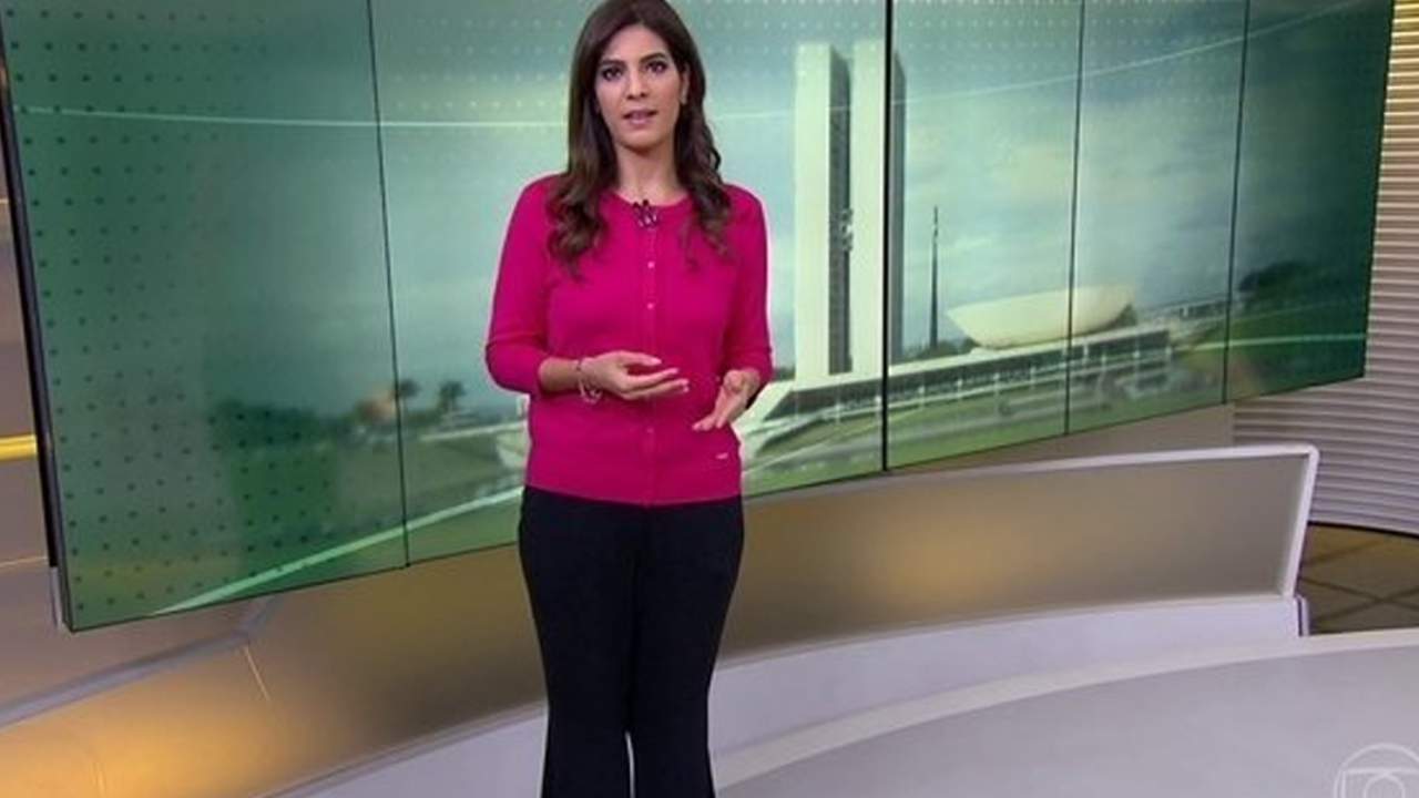 Andreia Sai no Jornal Hoje (Foto: Divulgação)