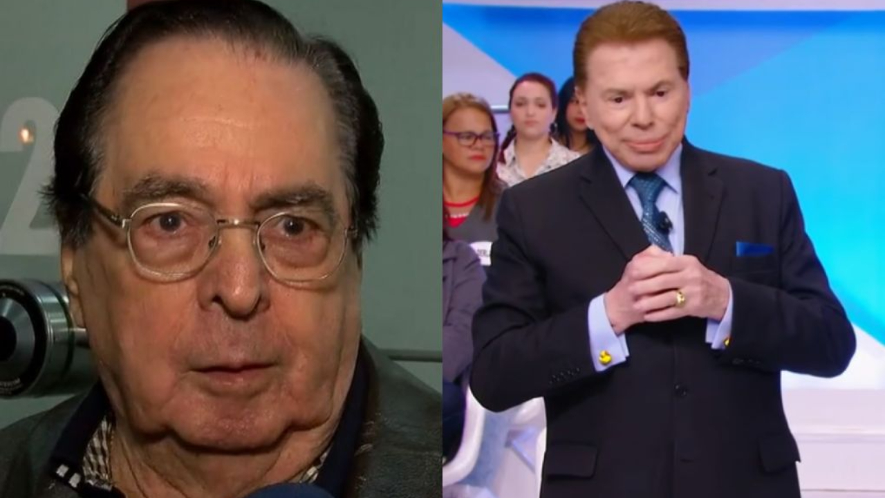 Silvio Santos e Benedito Ruy Barbosa (Foto: Divulgação)