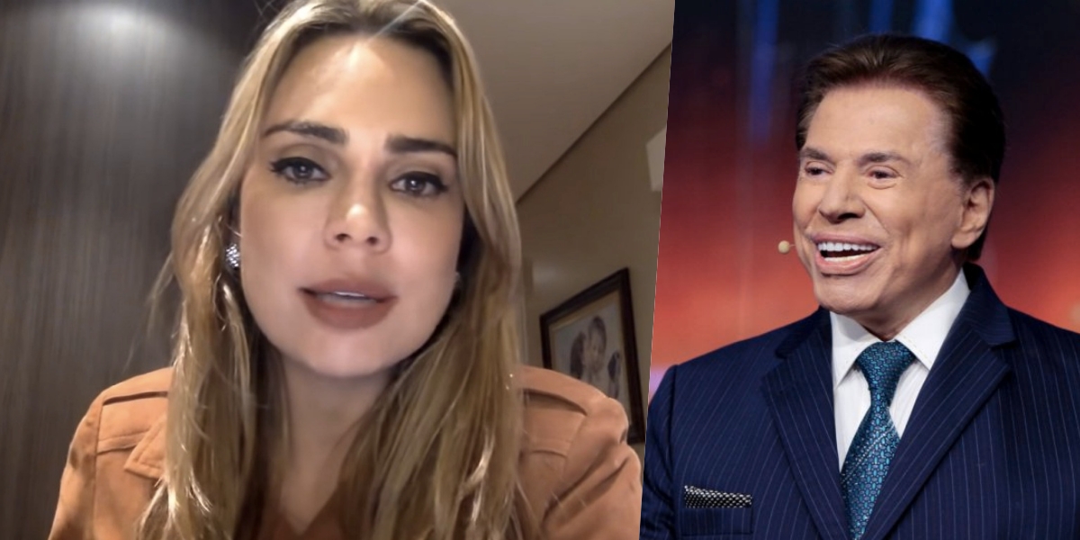 Rachel Sheherazade e Silvio Santos (Foto: Divulgação)