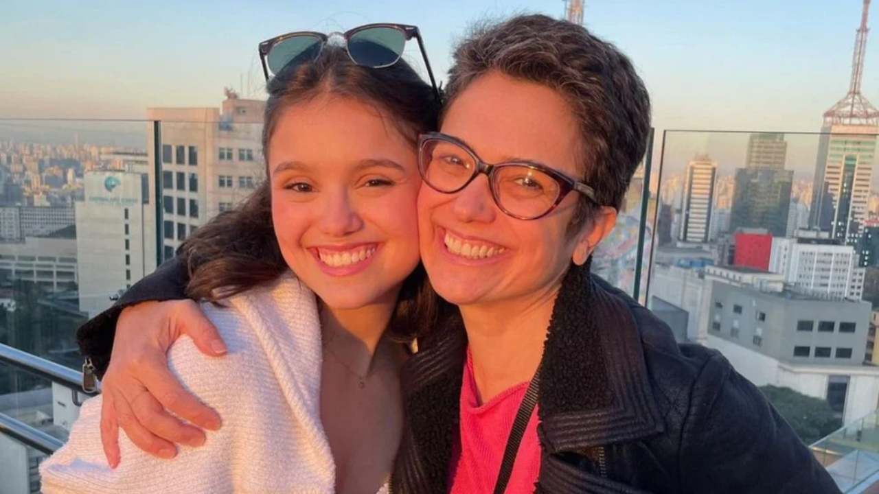 Sandra Annenberg e a filha (Foto: Divulgação)