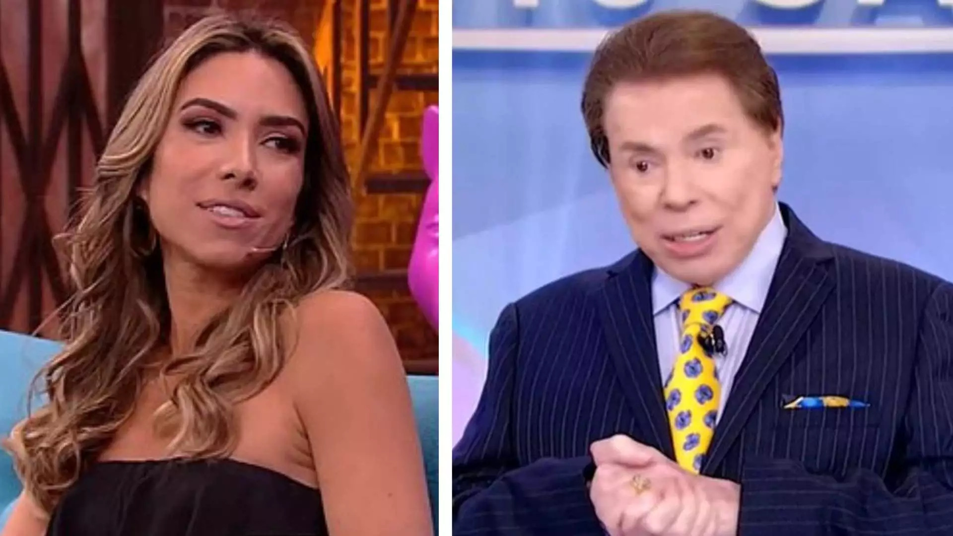 Patrícia Abravanel e Silvio Santos (Foto: Reprodução)