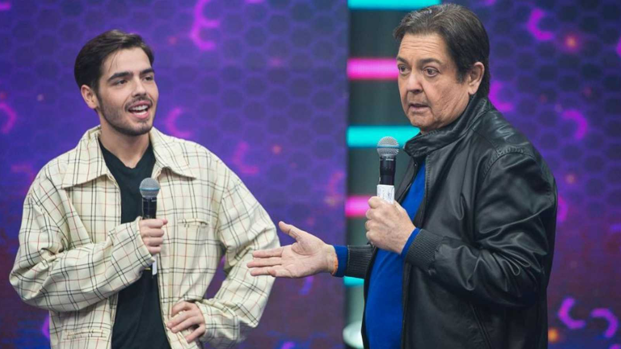 João Silva e Faustão na Band (Foto: Divulgação)