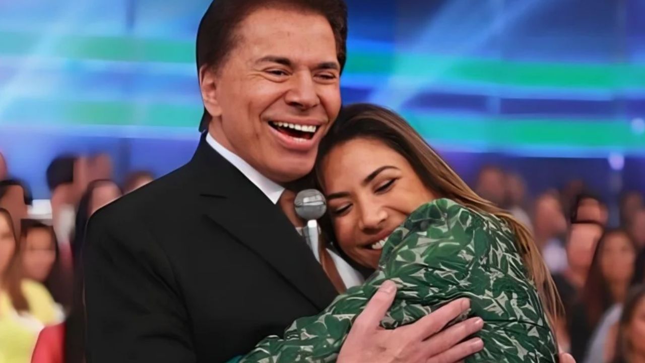 Silvio Santos e Patrícia Abravanel