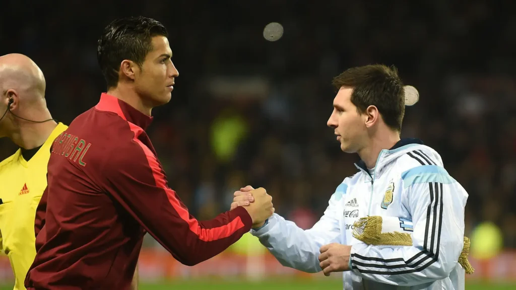 Cristiano Ronaldo e Messi