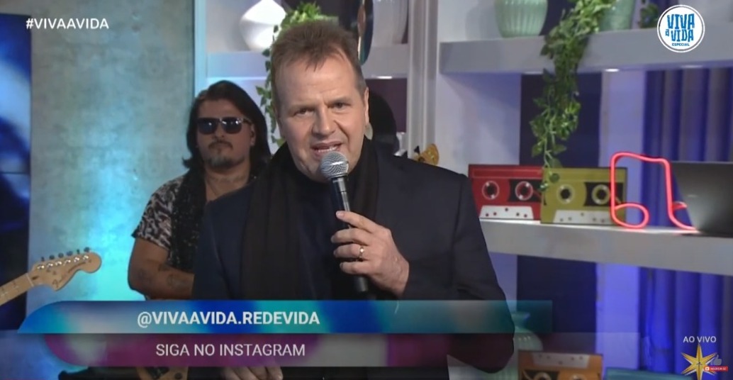 Dalcides no comando do programa Viva a Vida