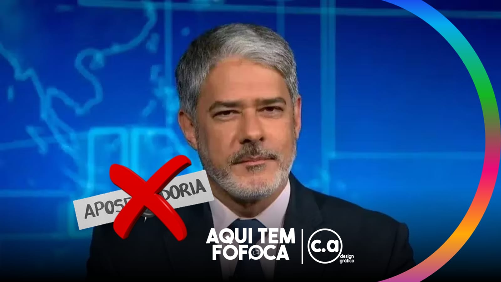 William Bonner vai continuar no Jornal Nacional