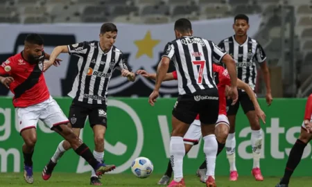 Campeonato Brasileiro Série A partida entre Atlético-GO x Atlético-MG