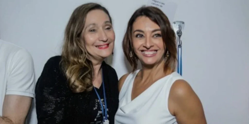 Sonia Abrão e Catia Fonseca